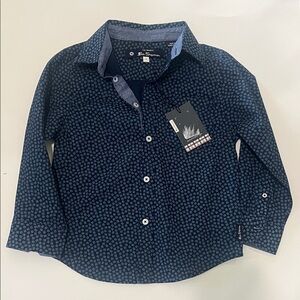 Ben Sherman Navy Geometric Button-Down Shirt